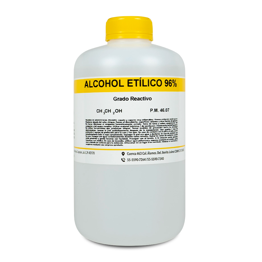ALCOHOL ETÍLICO 96% GRADO REACTIVO GOLDEN BELL 30600 CAS 64-17-5