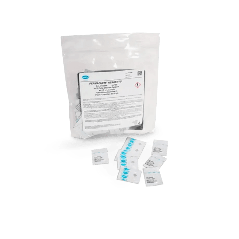 SUMINISTROS ALMOHADILLAS CLORO TOTAL DPD RANGO BAJO HACH 2105669 - Mercalab