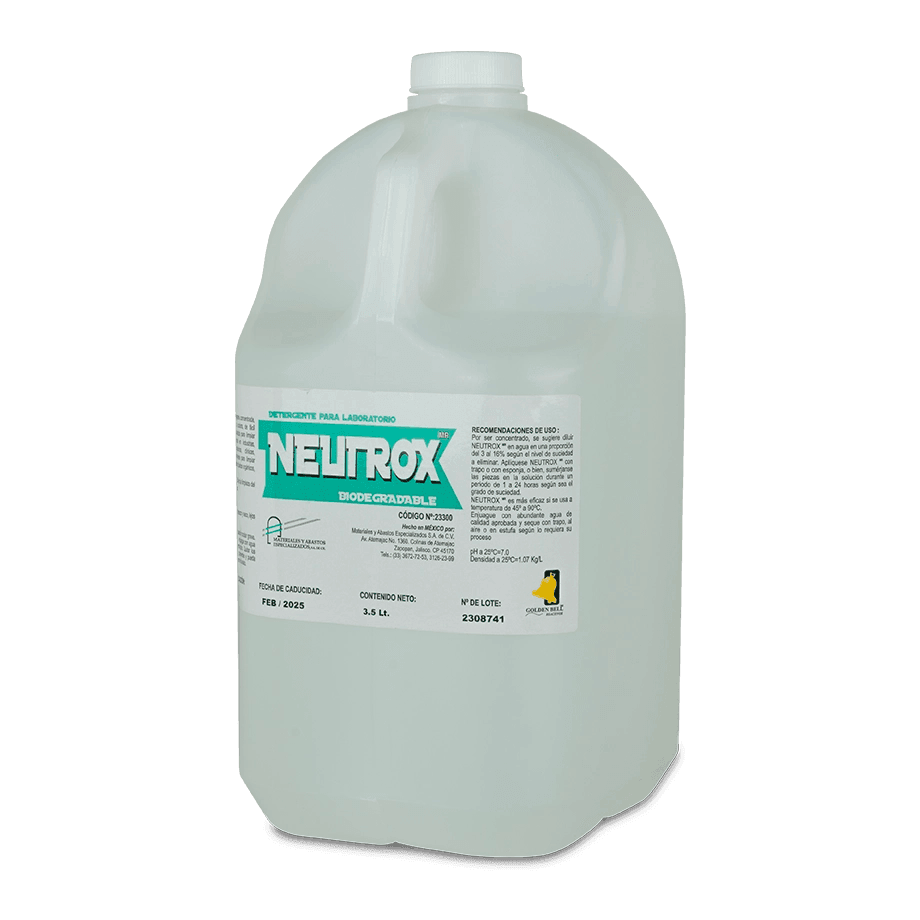 DETERGENTE NEUTRO NEUTROX SIN FOSFATOS Y SALES CUATERNARIAS GOLDEN BELL 23300 - Mercalab