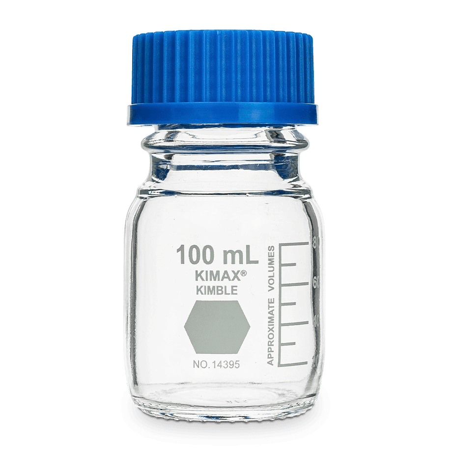 FRASCO DE LABORATORIO CON TAPA GL 45 KIMAX 14395/14399 PARA CULTIVO - Mercalab