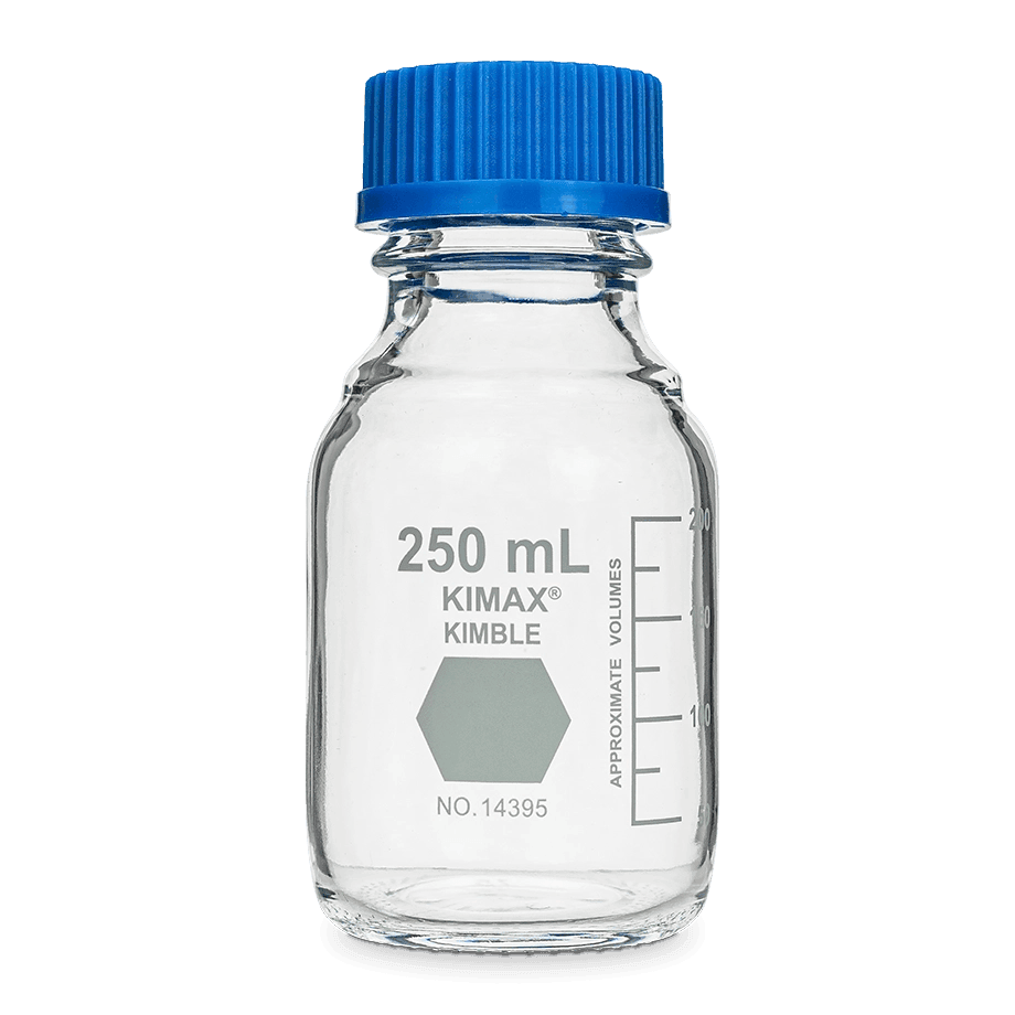 FRASCO DE LABORATORIO CON TAPA GL 45 KIMAX 14395/14399 PARA CULTIVO - Mercalab