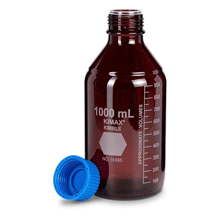 FRASCO DE LABORATORIO CON TAPA GL 45 KIMAX 14395/14399 PARA CULTIVO - Mercalab