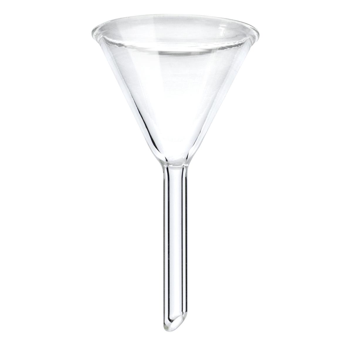 EMBUDO DE LABORATORIO CÓNICO CON TALLO CORTO GLASSCO