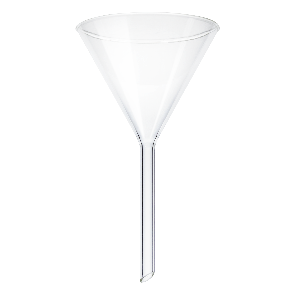 EMBUDO DE LABORATORIO CÓNICO CON TALLO CORTO GLASSCO