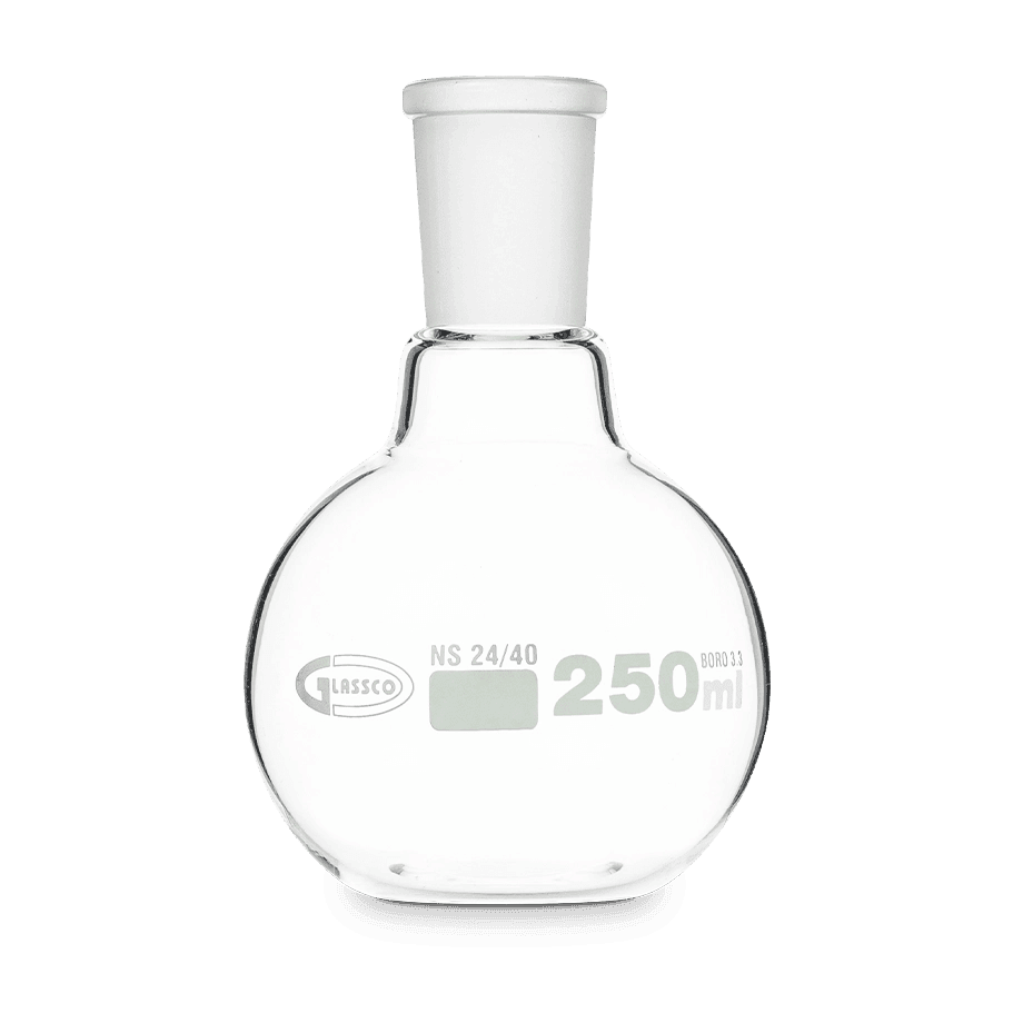 MATRAZ DE BOLA GLASSCO 058.202 CON FONDO PLANO Y JUNTA 24/40 - Mercalab