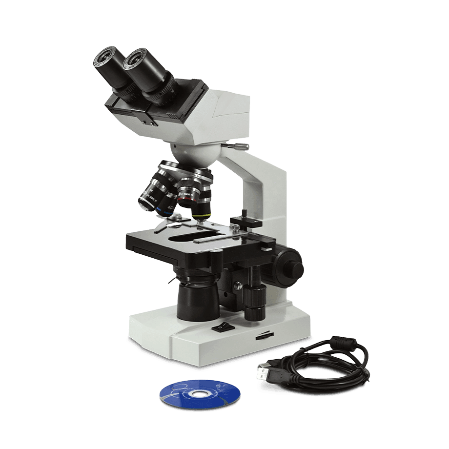 MICROSCOPIO BINOCULAR DIGITAL NOVEL DN-10B ACROMÁTICO CON RANGO DE AUMENTO 40X A 1,000X INCLUYE SOFTWARE PARA TRANSFERENCIA DE IMAGEN - Mercalab