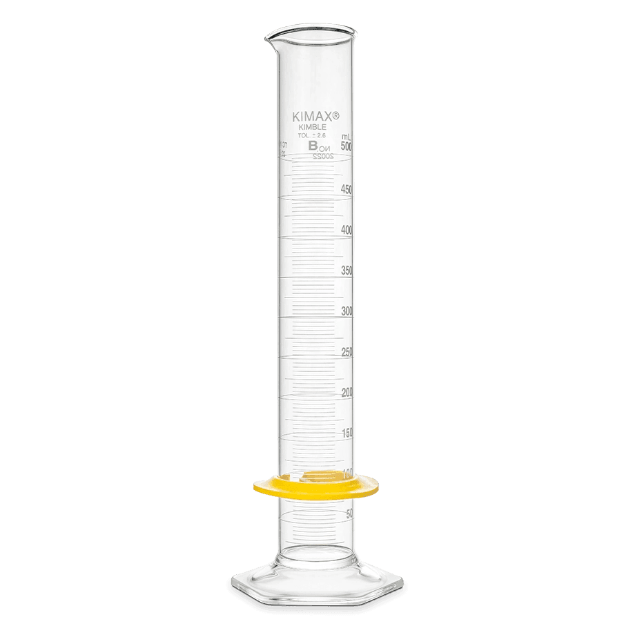 PROBETA CLASE B KIMAX 20022 CALIBRADA PARA CONTENER CON BASE HEXAGONAL Y BUMPER - Mercalab