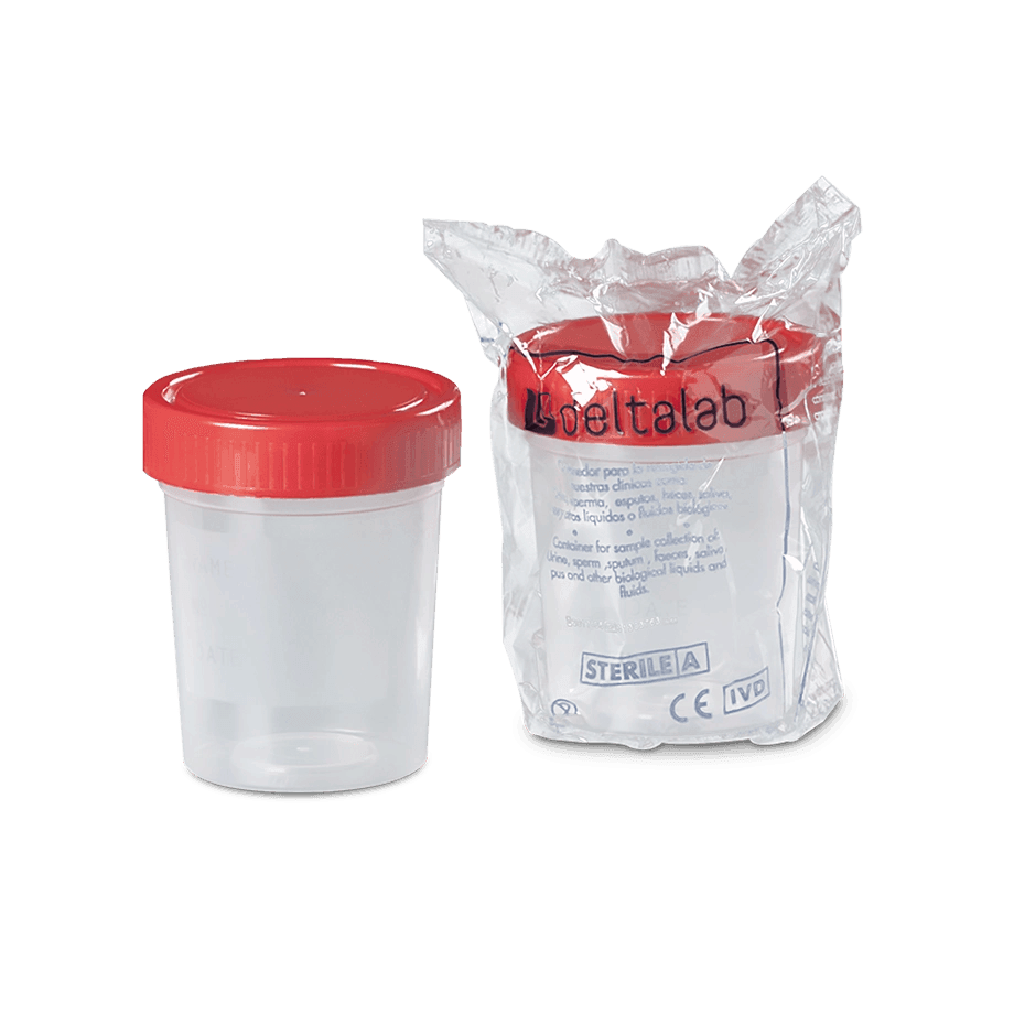 VASO ESTÉRIL PARA TOMA DE MUESTRAS ESLAB KS-409726 DE 125 ML - Mercalab