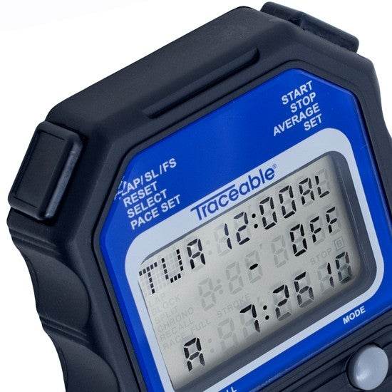 CRONÓMETRO DIGITAL CON 3 LÍNEAS Y CERTIFICADO TRAZABLE A NIST TRACEABLE CC1025 - Mercalab