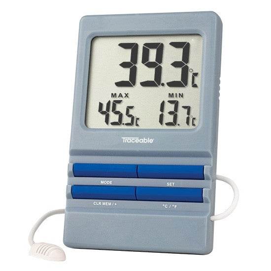 HIGRÓMETRO CON TERMÓMETRO (TERMOHIGRÓMETRO) DIGITAL CON SONDA Y CERTIFICADO TRAZABLE A NIST TRACEABLE CC4154 RANGOS 0.0 A 60.0 °C/5 A 95 % HR - Mercalab