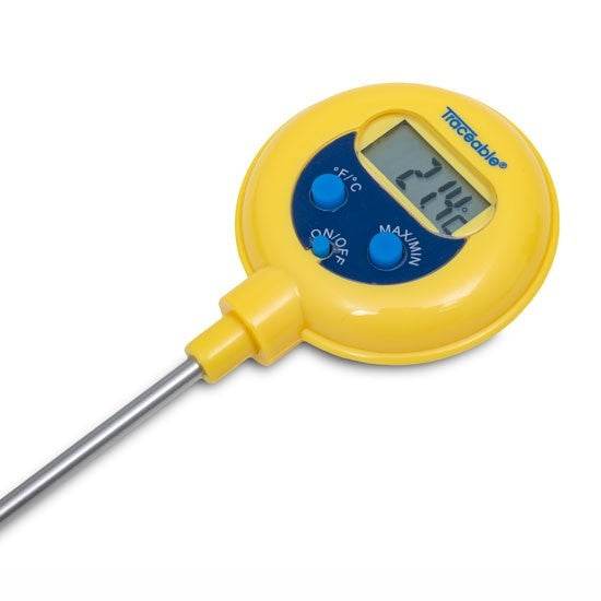 TERMÓMETRO DIGITAL DE VÁSTAGO CERTIFICADO TRAZABLE A NIST TRACEABLE CC4371 LOLLIPOP A PRUEBA DE AGUA - Mercalab