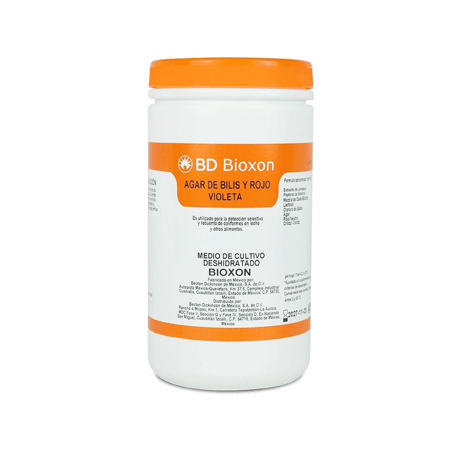 AGAR BILIS ROJO VIOLETA RVBA 450 G BD BIOXON 214300 - Mercalab