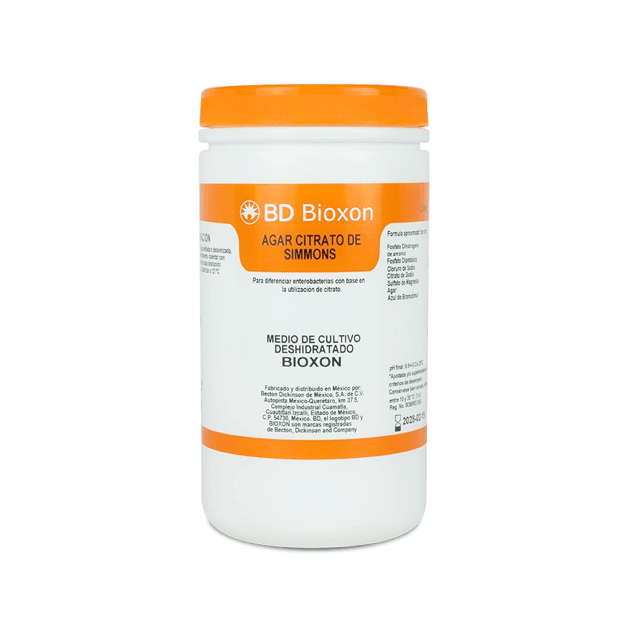 Bioxon Agar Citrato de Simmons | Prueba IMViC | BD Bioxon – Mercalab