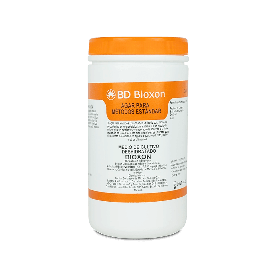 AGAR MÉTODOS ESTÁNDAR 450 G BD BIOXON 211724 - Mercalab