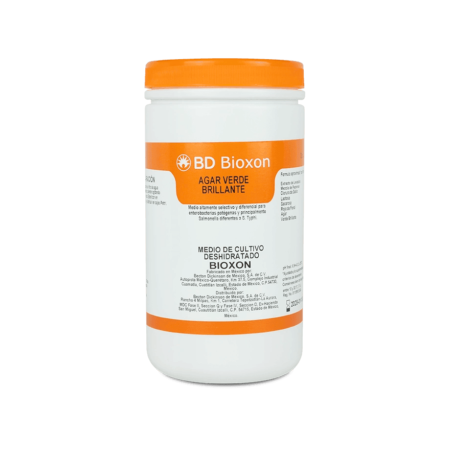 Bioxon Agar Verde Brillante | Selectivo para Salmonella | BD Bioxon – Mercalab