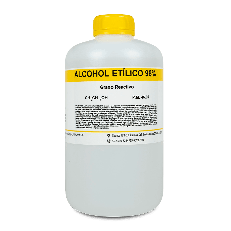 ALCOHOL ETÍLICO 96% GRADO REACTIVO GOLDEN BELL 30600 CAS 64-17-5 - Mercalab