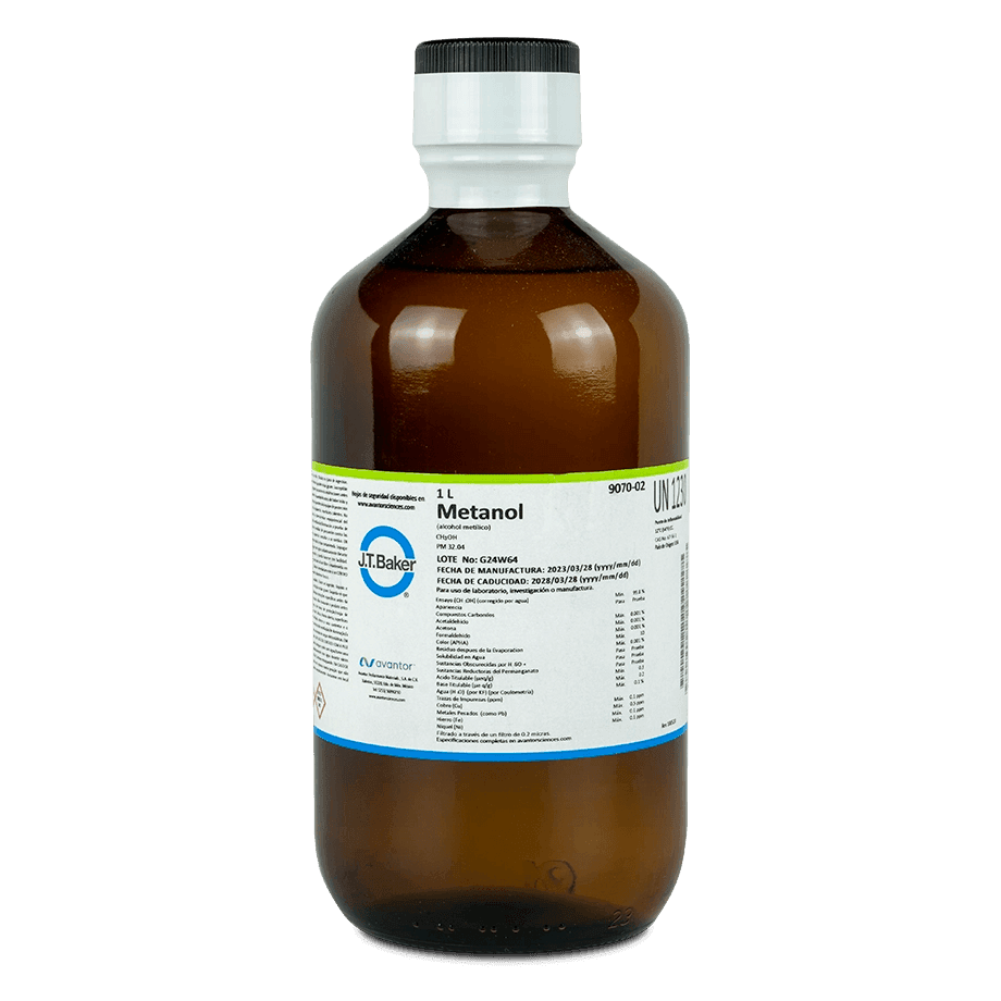 ALCOHOL METANOL ACS J.T. BAKER 9070 CAS 67-56-1 - Mercalab
