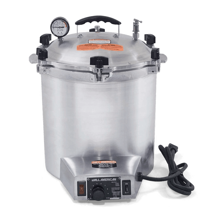 AUTOCLAVE DE VAPOR ELÉCTRICA DE 39 L ALL AMERICAN 75X 120V PARA ESTERILIZACIÓN EN GENERAL - Mercalab