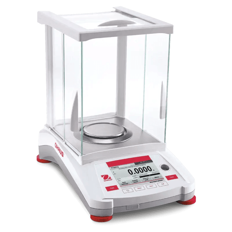 BALANZA ANALÍTICA OHAUS ADVENTURER AX224 CAPACIDAD 220 G Y SENSIBILIDAD 0.1 MG - Mercalab