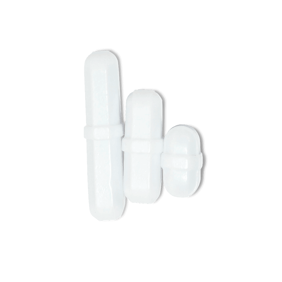BARRA MAGNÉTICA OCTAGONAL CON ANILLO COWIE RECUBIERTA DE TEFLÓN PTFE Y AUTOCLAVABLE - Mercalab