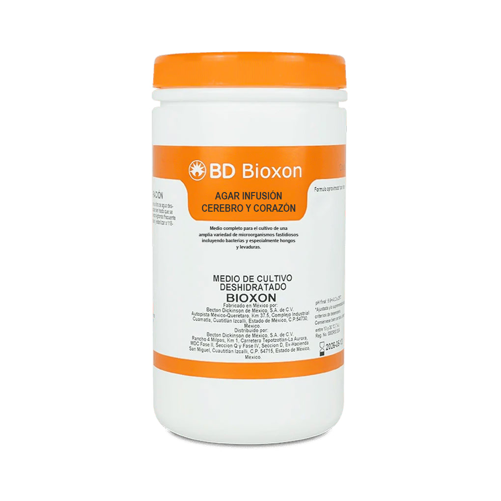 Bioxon Agar BHI | Infusión Cerebro Corazón | Bioxon BD – Mercalab