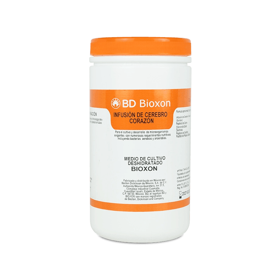 CALDO INFUSIÓN DE CEREBRO Y CORAZÓN BHI 450 G BD BIOXON 211200 - Mercalab