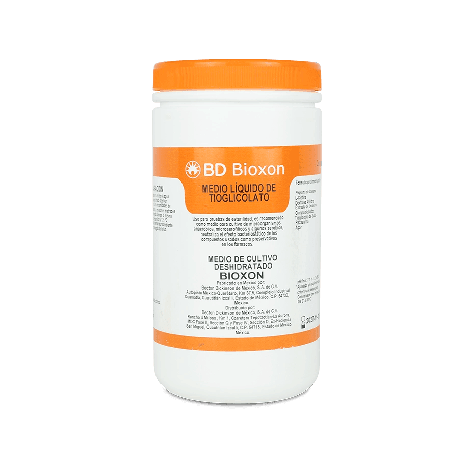 CALDO MEDIO LÍQUIDO DE TIOGLICOLATO 450 G BD BIOXON 211300 - Mercalab