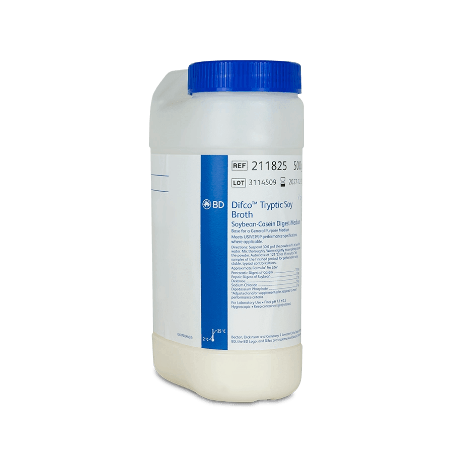 CALDO SOYA TRIPTICASEÍNA 500 G BD DIFCO 211825 - Mercalab