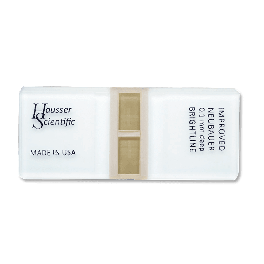 CÁMARA NEUBAUER HAUSSER SCIENTIFIC BL-0010/DO-0100 CON DOBLE RAYADO - Mercalab