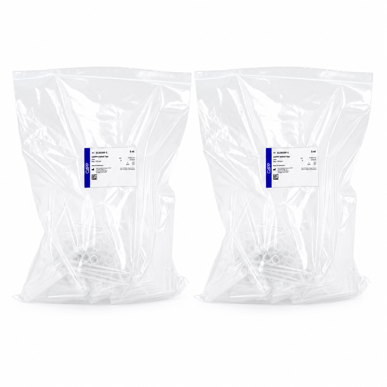 Puntas para Micropipeta Universales (Libre de Nucleasas y Pirógenos) - Pack 2 Bolsas - Expell CAPP