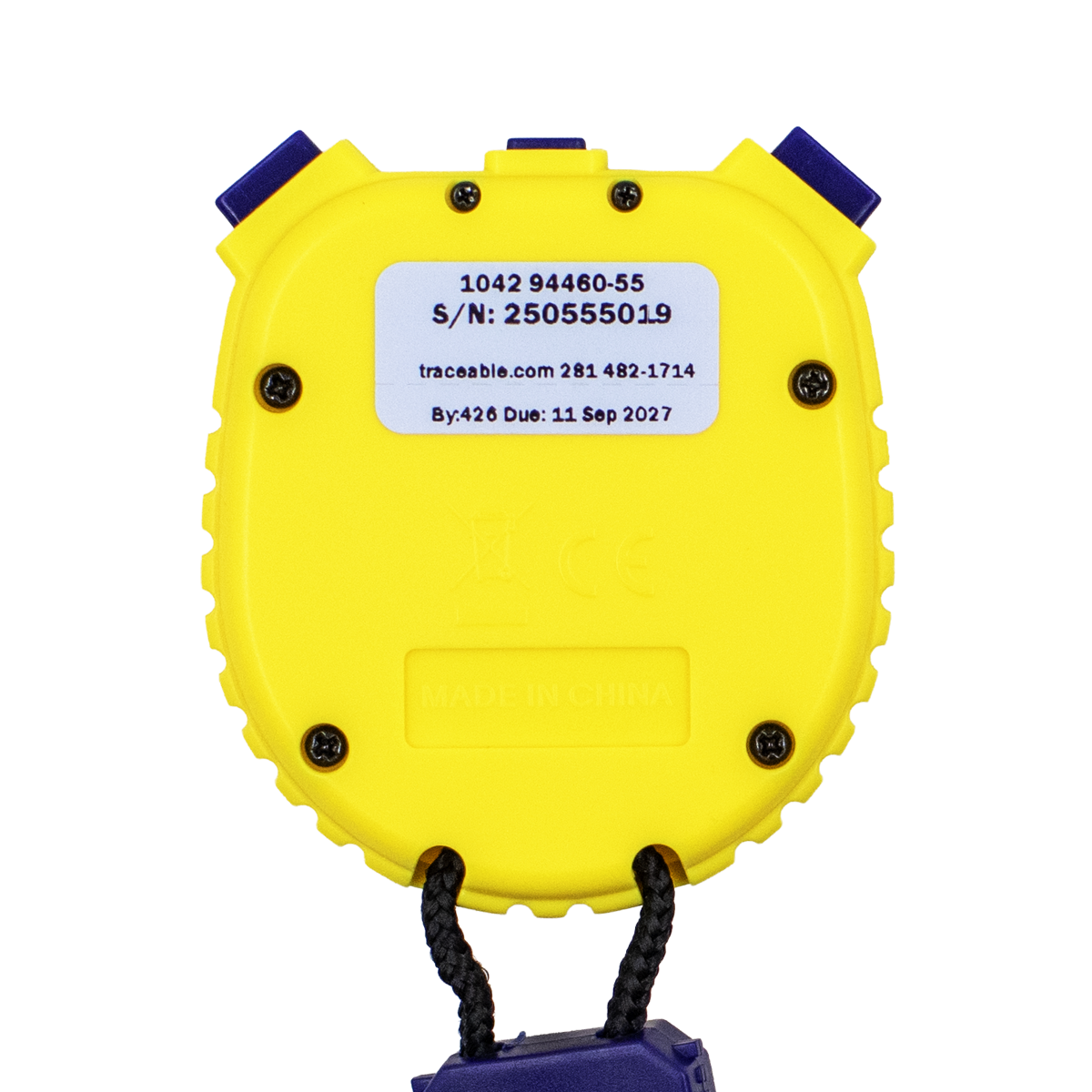 CRONÓMETRO DIGITAL SUMERGIBLE CERTIFICADO TRACEABLE 1042CC