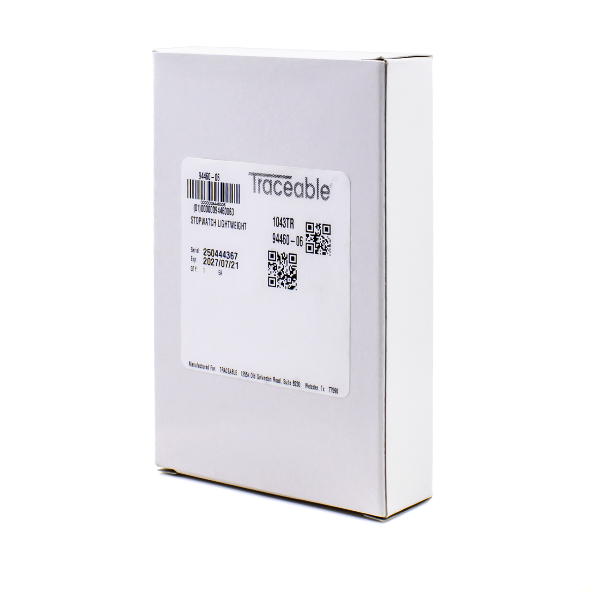 CRONÓMETRO DIGITAL CERTIFICADO PARA LABORATORIO E INDUSTRIA 1043CC TRACEABLE