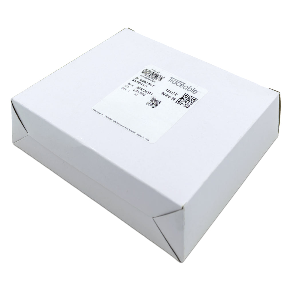 CRONÓMETRO DIGITAL PARA LABORATORIO E INDUSTRIA CON PANTALLA JUMBO CERTIFICADO TRACEABLE 1051CC