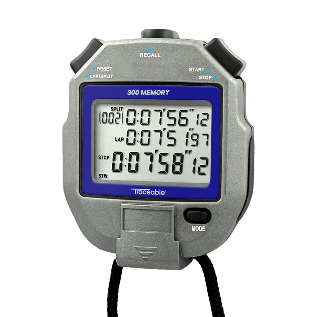 CRONÓMETRO CON TEMPORIZADOR INDUSTRIAL CON 300 MEMORIAS CERTIFICADO TRACEABLE 1052CC