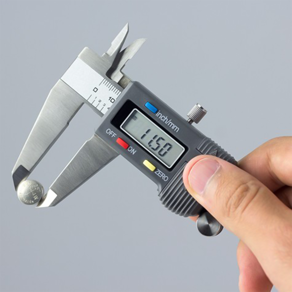 CALIBRADOR VERNIER DIGITAL (PIE DE REY) DE PRECISIÓN DE ACERO INOXIDABLE CERTIFICADO TRACEABLE