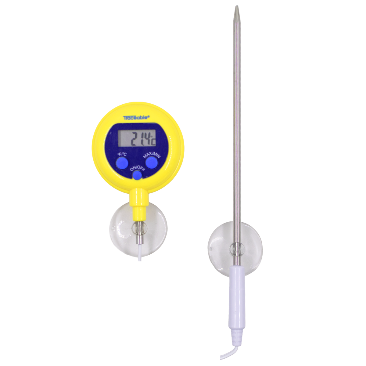 TERMÓMETRO DIGITAL CON SONDA DE VÁSTAGO RESISTENTE AL AGUA CERTIFICADO TRACEABLE 4039CC