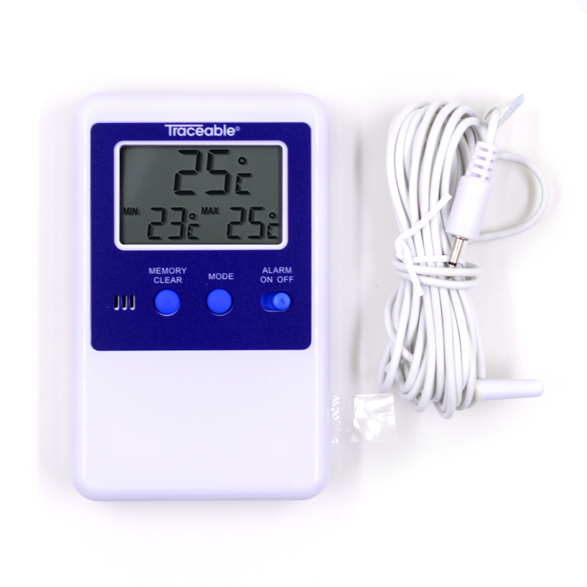 TERMÓMETRO PARA REFRIGERADOR Y CONGELADOR DIGITAL CON ALARMA CERTIFICADO TRACEABLE 4048CC