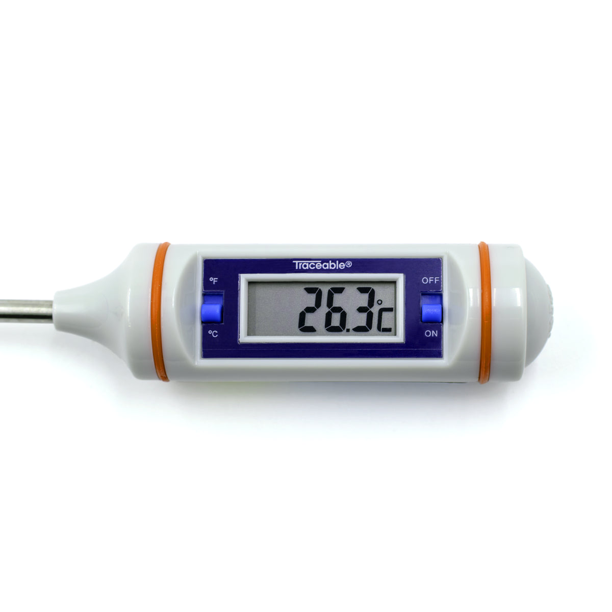 TERMÓMETRO DE VÁSTAGO LARGO DIGITAL PARA LABORATORIO Y LÍQUIDOS CERTIFICADO TRACEABLE 4052CC