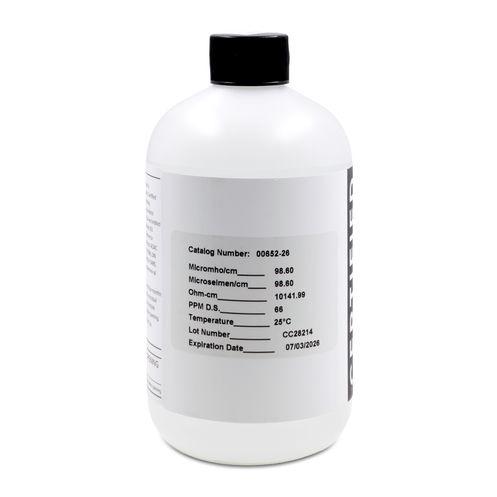 ESTÁNDARES DE CONDUCTIVIDAD DE REFERENCIA CERTIFICADOS TRACEABLE