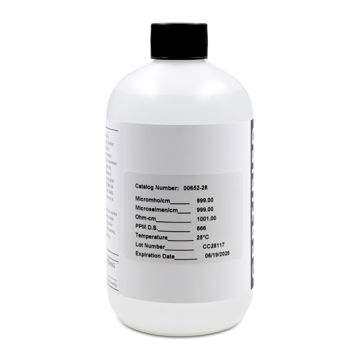 ESTÁNDARES DE CONDUCTIVIDAD DE REFERENCIA CERTIFICADOS TRACEABLE