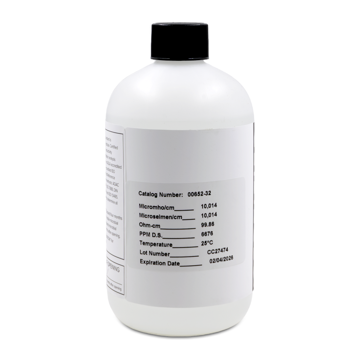 ESTÁNDARES DE CONDUCTIVIDAD DE REFERENCIA CERTIFICADOS TRACEABLE