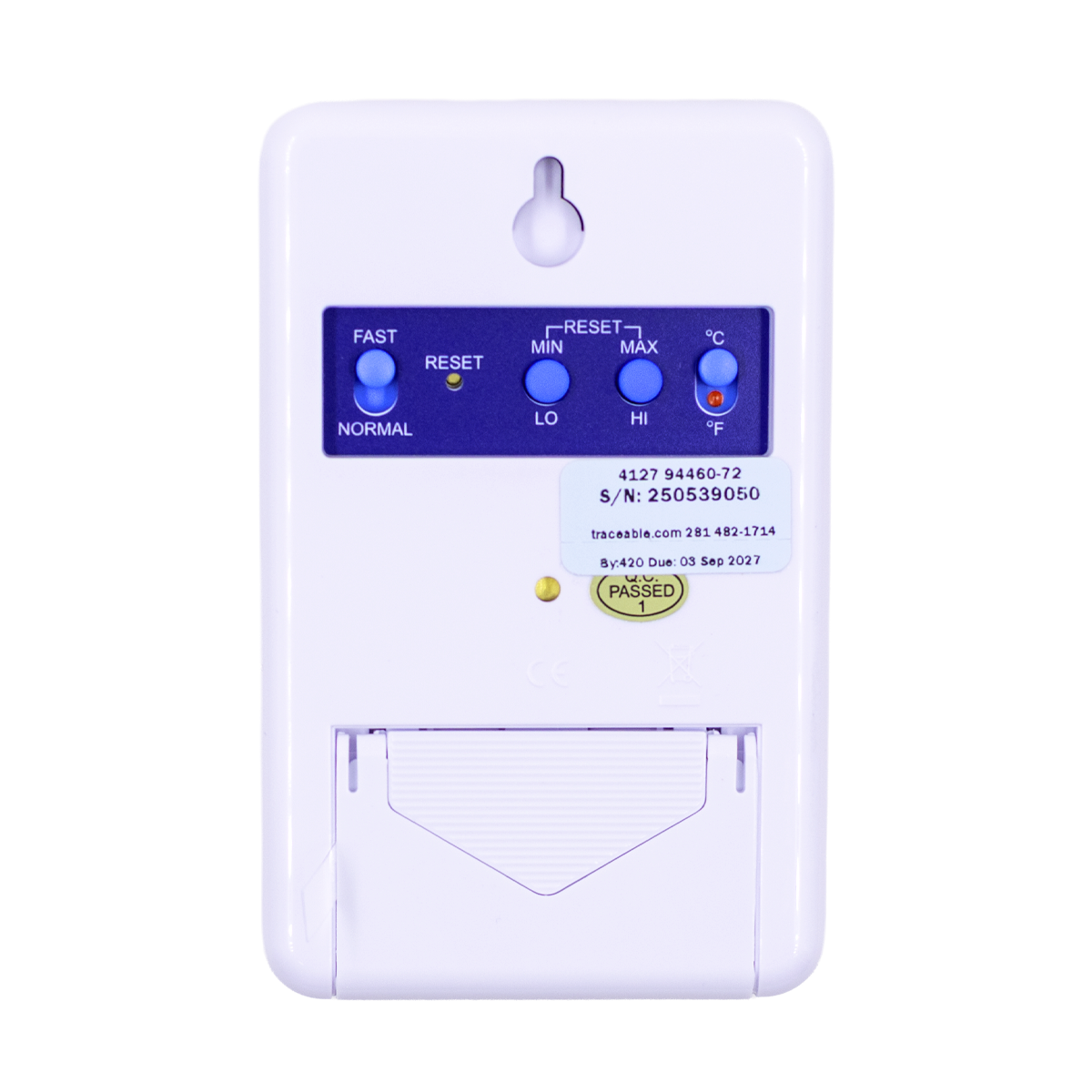 TERMÓMETRO PARA REFRIGERADOR Y CONGELADOR CON BOTELLA DE GLICOL IDEAL PARA FARMACIAS Y VACUNAS CERTIFICADO TRACEABLE 4127CC