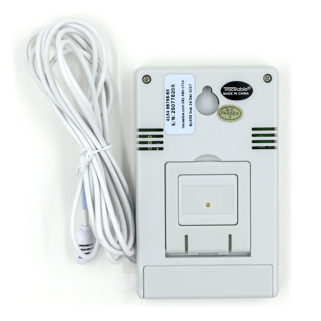TERMOHIGRÓMETRO DIGITAL CON SONDA EXTERNA PARA REFRIGERADORES E INCUBADORAS CERTIFICADO TRACEABLE 4154CC