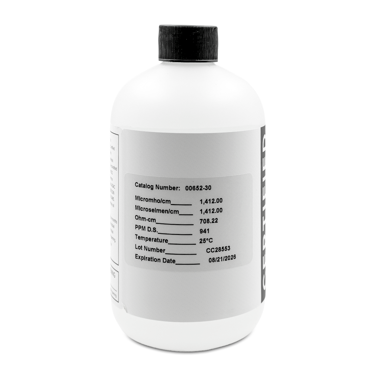 ESTÁNDARES DE CONDUCTIVIDAD DE REFERENCIA CERTIFICADOS TRACEABLE