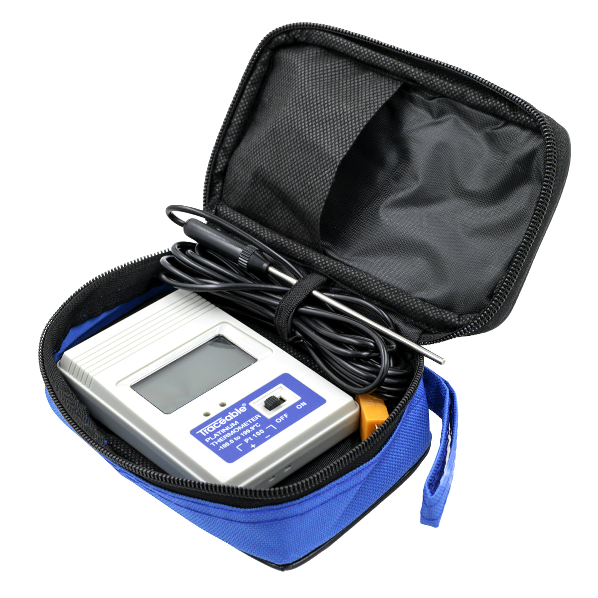 TERMÓMETRO DIGITAL DE PLATINO DE ALTA PRECISIÓN PARA ULTRACONGELADOR CERTIFICADO TRACEABLE 4230CC