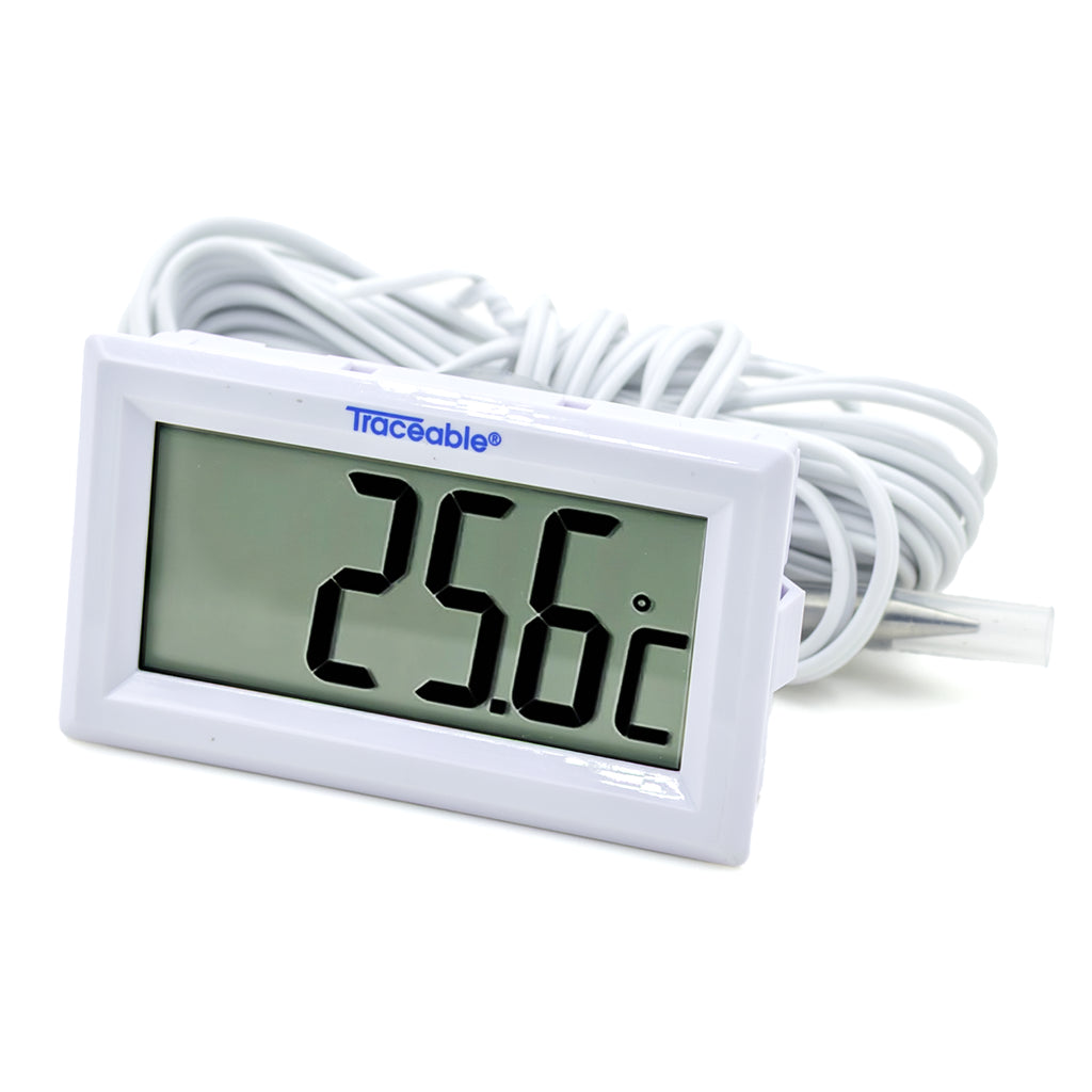 TERMÓMETRO DE VÁSTAGO PARA ALIMENTOS Y LÍQUIDOS EMPOTRABLE SNAP-IN CERTIFICADO TRACEABLE 4376CC