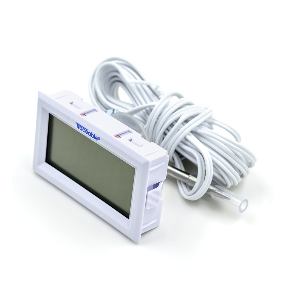 TERMÓMETRO DE VÁSTAGO PARA ALIMENTOS Y LÍQUIDOS EMPOTRABLE SNAP-IN CERTIFICADO TRACEABLE 4376CC