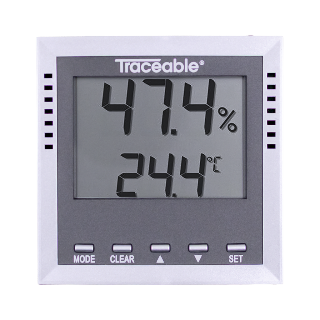 TERMOHIGRÓMETRO DIGITAL CON ALARMA PARA AMBIENTES CRÍTICOS CERTIFICADO TRACEABLE 4410CC