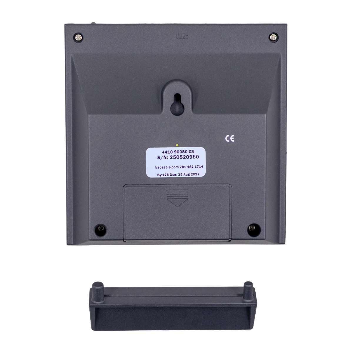 TERMOHIGRÓMETRO DIGITAL CON ALARMA PARA AMBIENTES CRÍTICOS CERTIFICADO TRACEABLE 4410CC