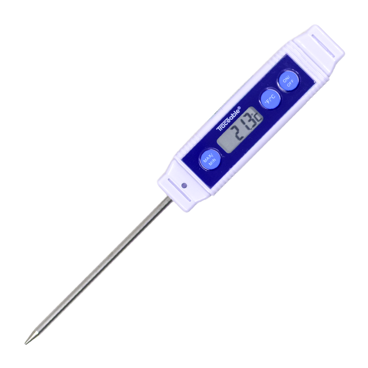 TERMÓMETRO DE VÁSTAGO DIGITAL DE BOLSILLO PARA ALIMENTOS CERTIFICADO TRACEABLE